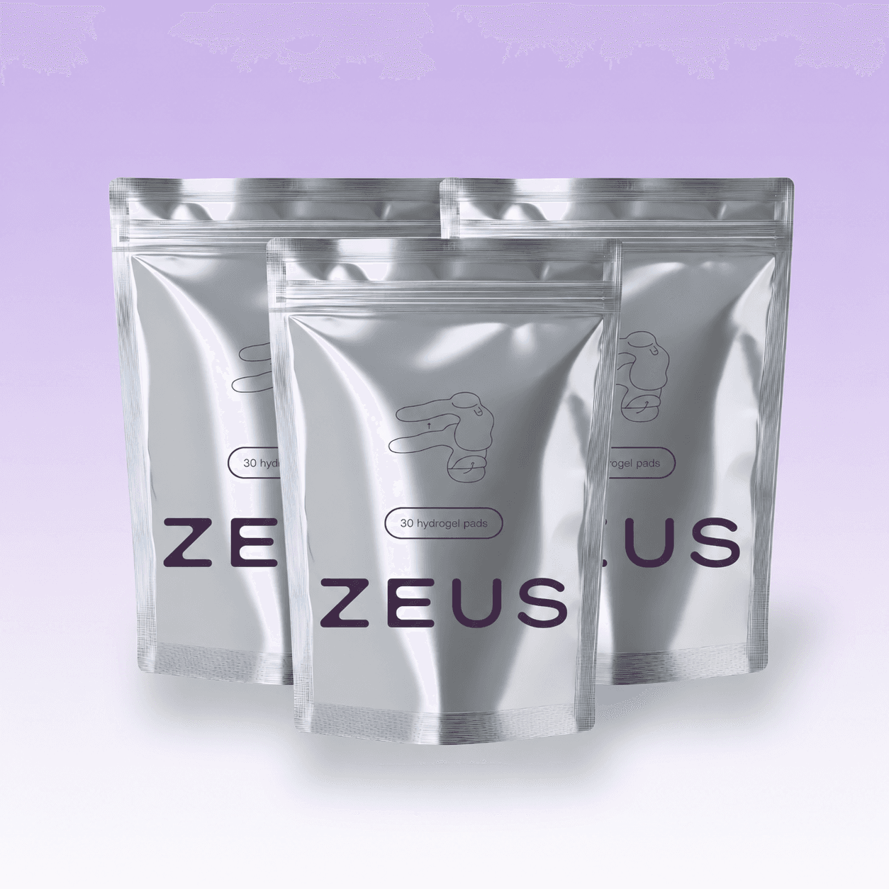 Hydrogel pads — 3 months